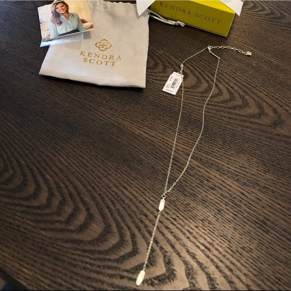 Gold Kendra Scott Y Fern Necklace